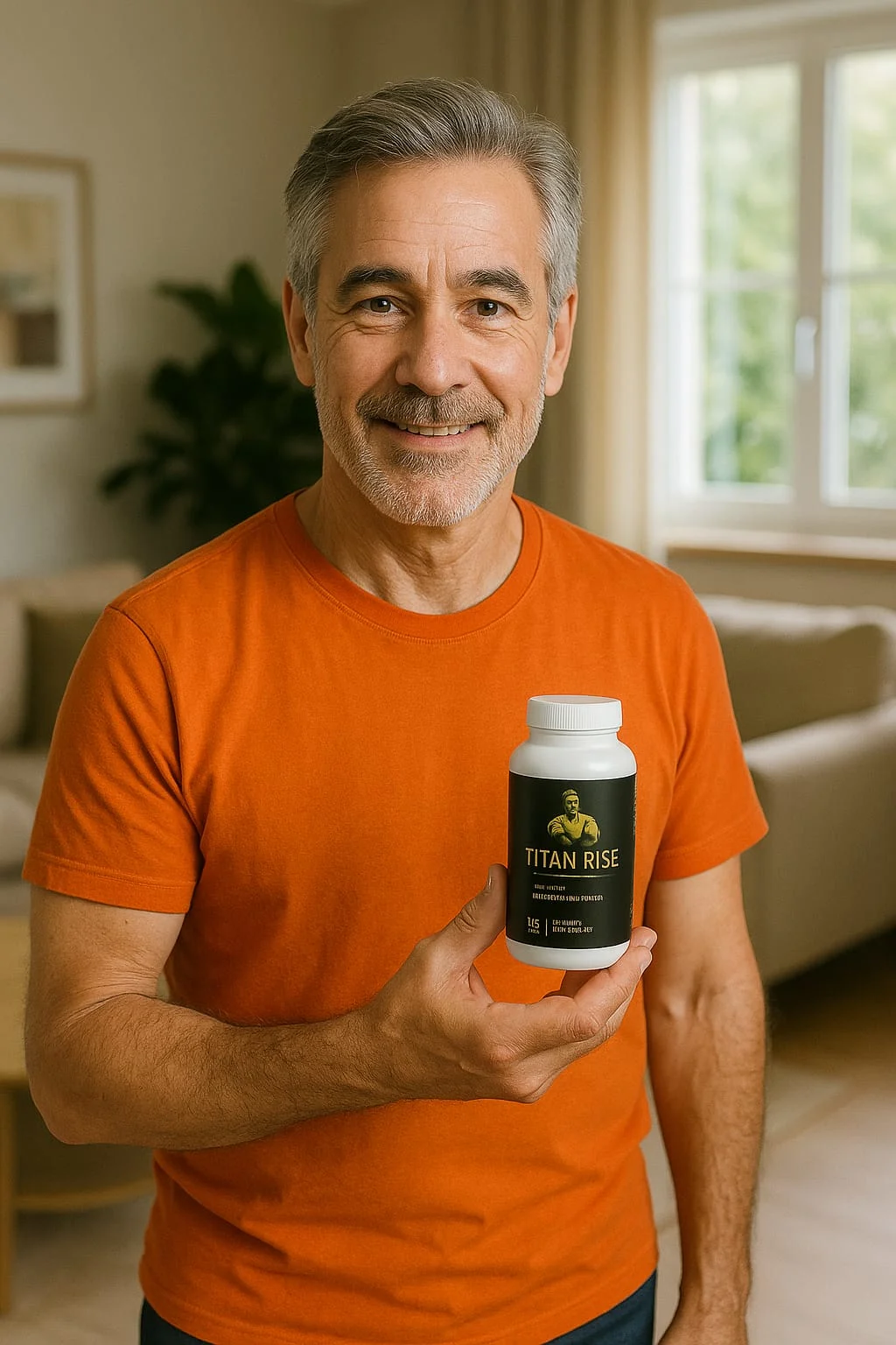 Man feeling energetic